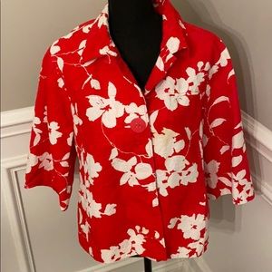Coldwater Creek Floral Jacket